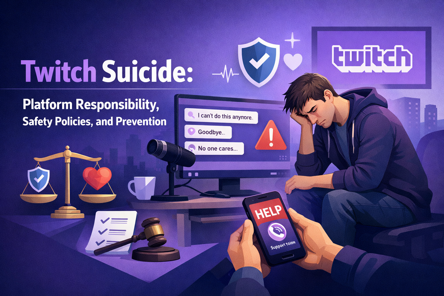 Twitch Suicide: Platform Responsibility, Safety Policies, and Prevention